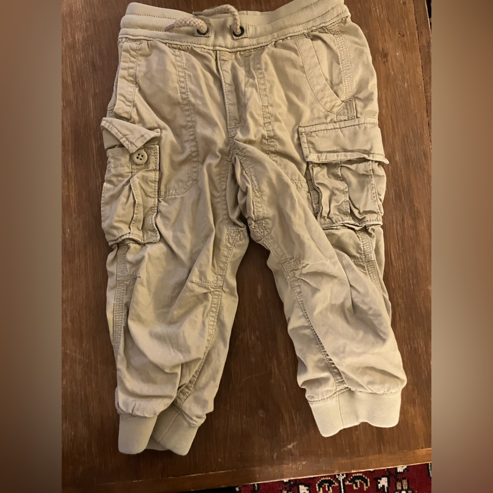 Toddler boy lined cargo pants